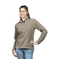Ramsay Women's Heathered Fleece 1/4 Zip Pullover